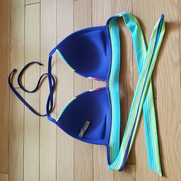 Aerie Colorful Striped Bikini Top and Bottoms - Picture 4 of 5